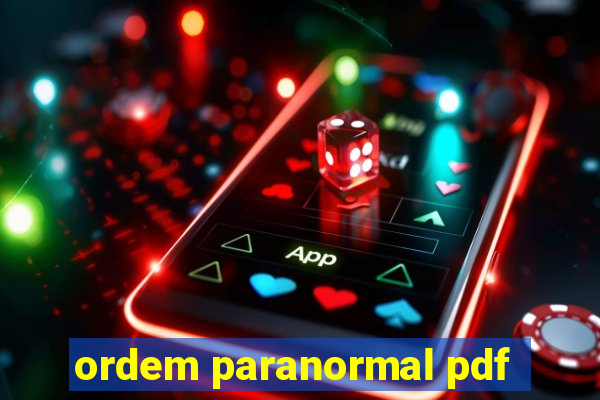 ordem paranormal pdf